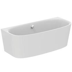 Ideal Standard Dea Özel Şekilli Küvet 1800x805x610 mm, batarya deliksiz, taşma delikli, sifon kumandalı Beyaz