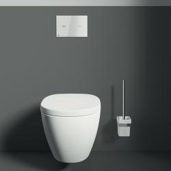 Ideal Standard Iom Square Tuvalet Fırçası Seti 93x125x385 mm Krom uygulama örneği
