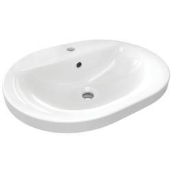 Ideal Standard Connect Lavabo 550x430x175 mm, 1 tek batarya delikli, taşma delikli Beyaz