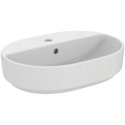 Ideal Standard i.life O Çanak Lavabo 550x400x155 mm, 1 tek batarya delikli, taşma delikli Beyaz