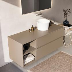 Ideal Standard La Dolce Vita Çanak Lavabo 340x340x200 mm, taşlanmış alt yüzey, batarya deliksiz, taşma deliksiz Beyaz uygulama örneği