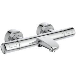 Ideal Standard Ceratherm T100 Aplike Banyo ve Duş Bataryası 325x185x70 mm, 161 mm çıkış ucu projeksiyonu, 22.0 l/dk (3 bar) Krom