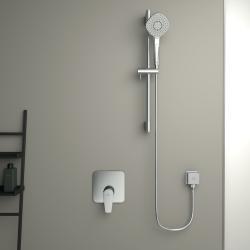 Ideal Standard Cerafine Model D Ankastre Duş Armatürü 163x75x200 mm, Kit 1 dahil, 29 l/dk (3 bar) Krom uygulama örneği