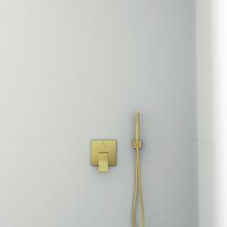 Ideal Standard Idealrain Duvardan Duş Kolu 55x65x55 mm Fırçalanmış Altın