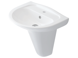 İdevit Samanyolu Lavabo 50x60 Beyaz uygulama örneği