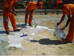 ISONEM D 10 LATEX Şeffaf 5 L uygulama örneği
