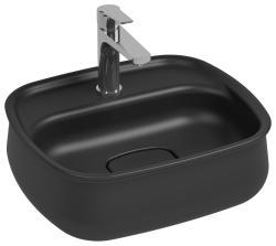 İsvea ColorISVEA Fluido Tezgah Üstü Lavabo, 47 cm Siyah