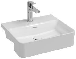 İsvea Infinity Yarım Tezgah Lavabo 50 cm Beyaz