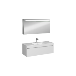 İsvea Roya Tek Hazneli Lavabo Ünitesi Beyaz, Tek Çekmeceli 120cm 120 cm