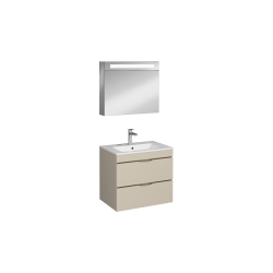 İsvea Roya Lavabo Ünitesi Kum Beji, Çift Çekmeceli 70 cm