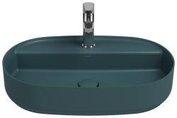 İsvea ColorISVEA Infinity Tezgah Üstü Lavabo 60 cm Petrol Yeşili