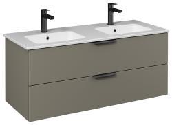 İsvea LIV Lavabo Dolabı Çift Çekmece 120cm (10SL50121 Çift Hazneli dahil) Lava 120 cm