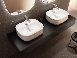 İsvea Fluido Tezgah Üstü Lavabo 47 cm uygulama örneği