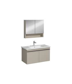 İsvea Terni Lavabo Dolabı Kül Gri 100 cm