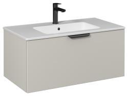 İsvea LIV Lavabo Dolabı 90cm (10SL50091 dahil) Açık Bej Tek çekmece 90 cm