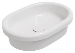 İsvea Curvo Inset Lavabo 60 cm Beyaz