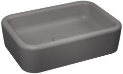 İsvea ColorISVEA Curvo Tezgah Üstü Lavabo 60cm Taş Gri 60 cm