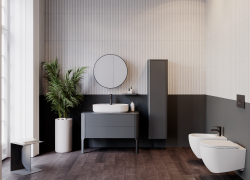 İsvea Sogno Lavabo Ünitesi Antrasit 100 cm