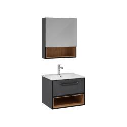 İsvea Ancora Lavabo Ünitesi Antrasit Detroit 60 cm