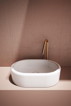 İsvea ColorISVEA Curvo Tezgah Üstü Lavabo 60 cm Mint