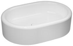 İsvea Curvo Tezgah Üstü Lavabo 60 cm Beyaz