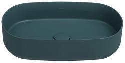 İsvea ColorISVEA Infinity Tezgah Üstü Lavabo 55 cm Petrol Yeşili