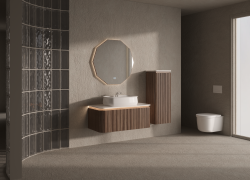 İsvea Fluido Tezgah Üstü Lavabo 60 cm Beyaz