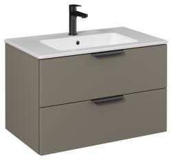 İsvea LIV Lavabo Dolabı 80cm (10SL51081 dahil) Lava Çift çekmece 80 cm