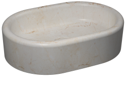 İsvea DecorISVEA Curvo Lavabo 60 cm Travertino