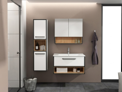 İsvea Ancora Lavabo Ünitesi Beyaz Detroit 80 cm
