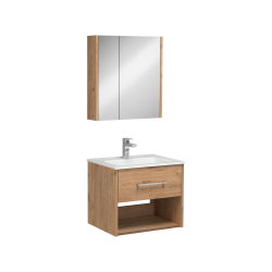 İsvea Combinato Lavabo Dolabı Tek Çekmeceli Atlantik Çam 60 cm