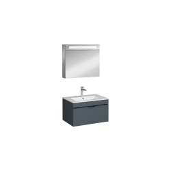 İsvea Roya Lavabo Ünitesi Antrasit, Tek Çekmeceli 70 cm
