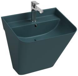 İsvea ColorISVEA Sott Aqua Asma Monoblok Lavabo 50 cm Petrol Yeşili
