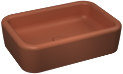 İsvea ColorISVEA Curvo Tezgah Üstü Lavabo 60cm Terracotta 60 cm