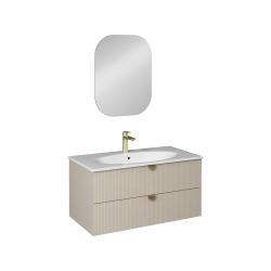 İsvea Infinity Lavabo Ünitesi Krem 100 cm