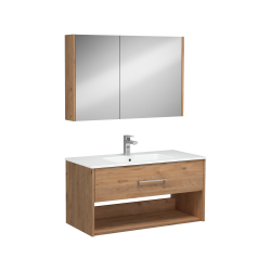 İsvea Combinato Lavabo Dolabı Tek Çekmeceli Atlantik Çam 100 cm