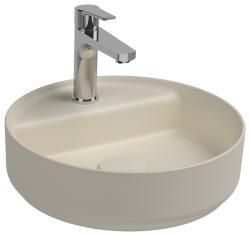 İsvea ColorISVEA Infinity Tezgah Üstü Lavabo 42 cm Fildişi Fil Dişi