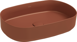 İsvea ColorISVEA Infinity Tezgah Üstü Lavabo 55 cm Terracotta