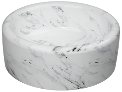 İsvea DecorISVEA Curvo Lavabo 42 cm Marmo Beyaz