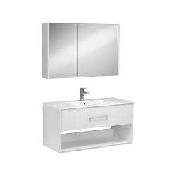 İsvea Combinato Lavabo Dolabı Tek Çekmeceli Beyaz 100 cm
