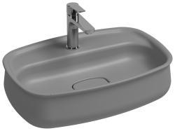 İsvea ColorISVEA Fluido Tezgah Üstü Lavabo 60 cm Taş Gri