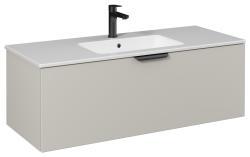 İsvea LIV Lavabo Dolabı 120cm (10SL51121 dahil) Açık Bej Tek Çekmece 120 cm
