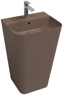 İsvea ColorISVEA Sott Aqua Monoblok Yerden Lavabo 50 cm Vizon