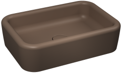 İsvea ColorISVEA Curvo Tezgah Üstü Lavabo 60cm Vizon 60 cm
