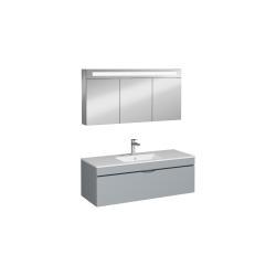 İsvea Roya Tek Hazneli Lavabo Ünitesi Açık Gri, Tek Çekmeceli 120cm 120 cm