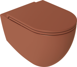 İsvea ColorISVEA Infinity Due Asma Klozet Terracotta VORTEX