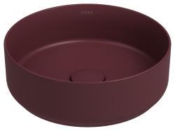 İsvea ColorISVEA Infinity Tezgah Üstü Lavabo 36 cm Rustik Bordo