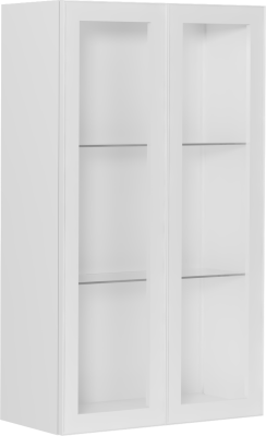 İsvea Infinity Artisan Cam Kapaklı Dolap Beyaz 60 cm