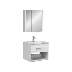 İsvea Combinato Lavabo Dolabı Tek Çekmeceli Beyaz 60 cm