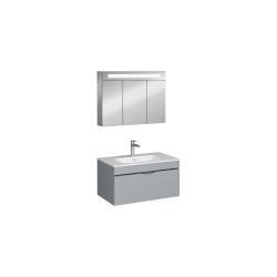 İsvea Roya Lavabo Ünitesi Açık Gri, Tek Çekmeceli 80 cm